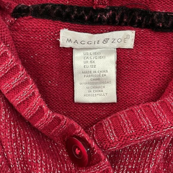 Maggie & Zoe Sweater Dress Girls Size 6X - Picture 3 of 4